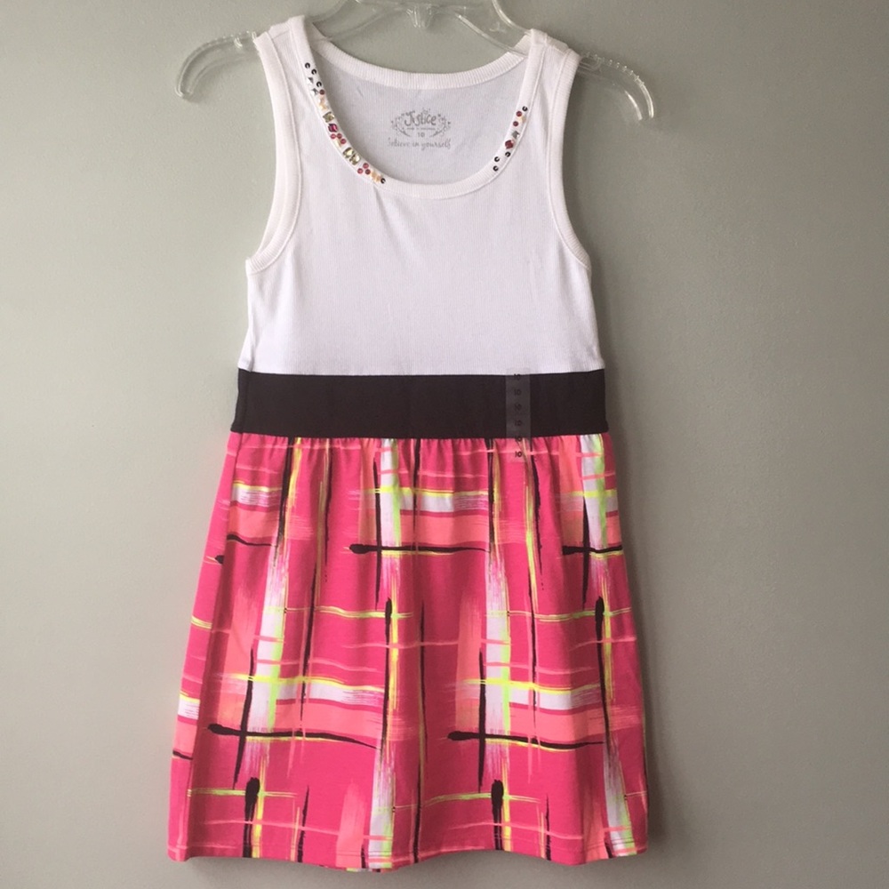 NWOT Justice Girls cotton tank dress